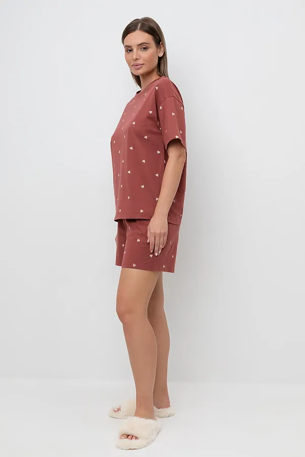 Пижама VERY NEAT, шоколадный десерт,сердечки - фото 2