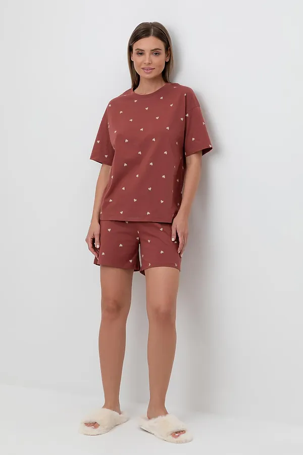 Пижама VERY NEAT, шоколадный десерт,сердечки - фото 2