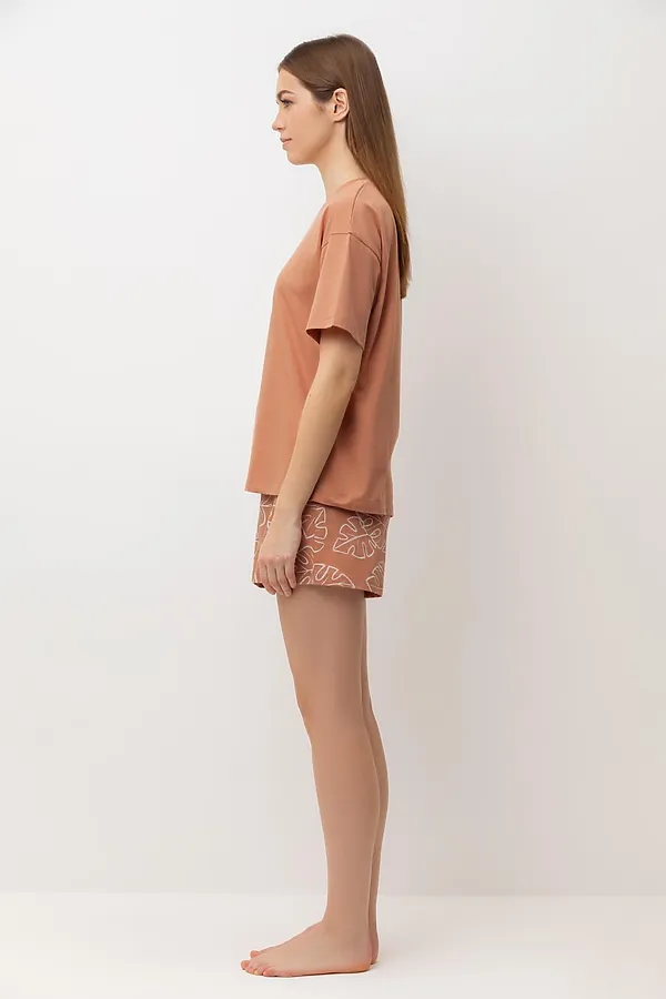 Пижама VERY NEAT, пробковое дерево,тропические листья - фото 2