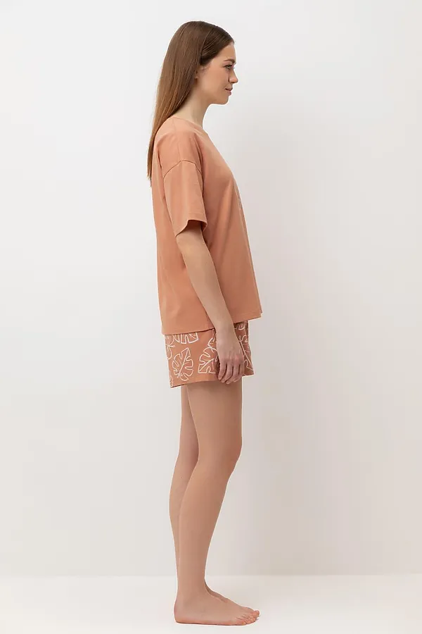 Пижама VERY NEAT, пробковое дерево,тропические листья - фото 2