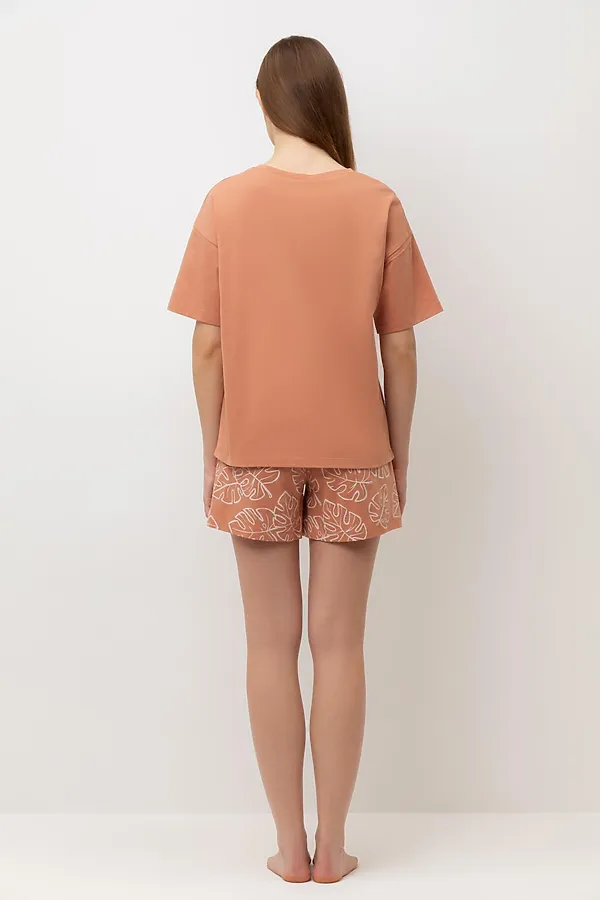 Пижама VERY NEAT, пробковое дерево,тропические листья - фото 2