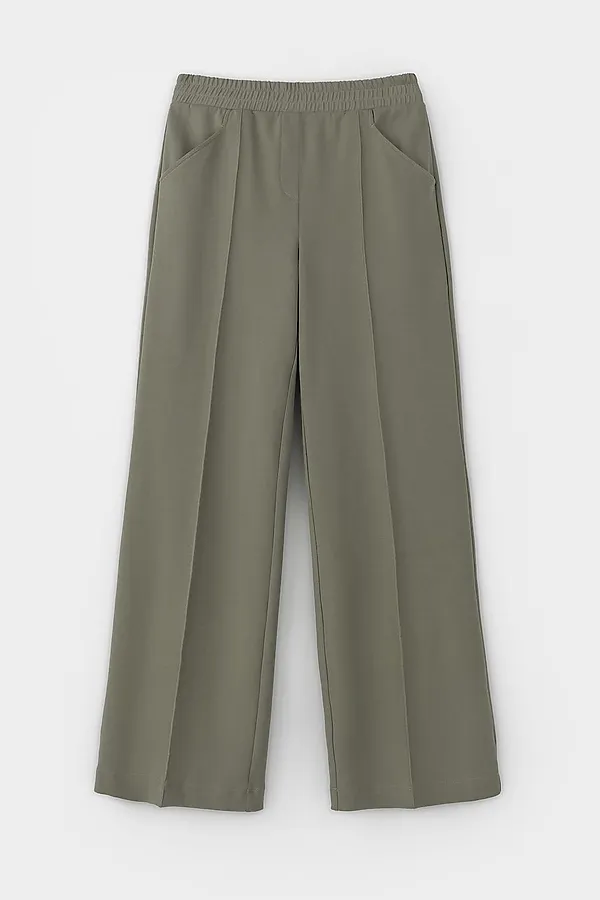 Брюки VERY NEAT, оливковый серый - фото 2