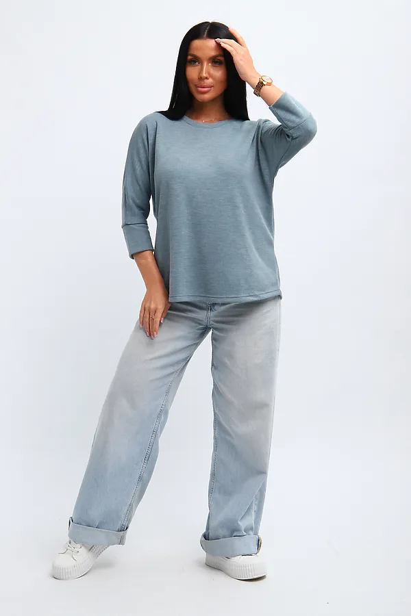 Джемпер Ассоль НАТАЛИ, голубой - фото 2