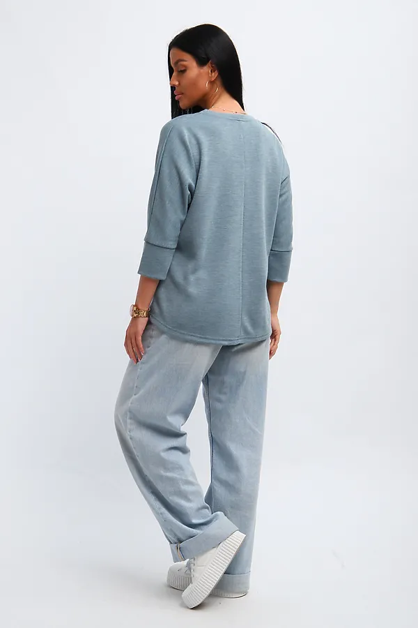 Джемпер Ассоль НАТАЛИ, голубой - фото 2