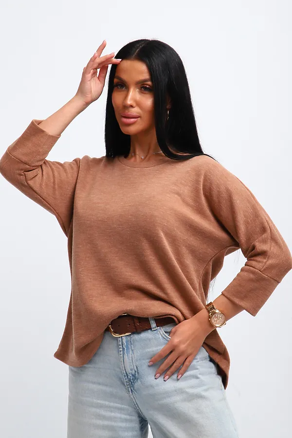 Джемпер Ассоль НАТАЛИ, коньячный - фото 2