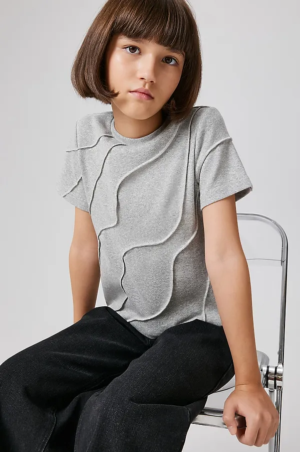 Футболка ACOOLA, серый меланж - фото 2