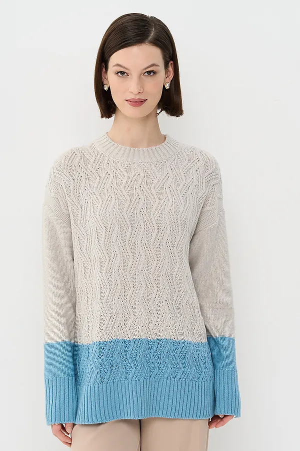 Джемпер VAY, оттепель/берег реки - фото 2