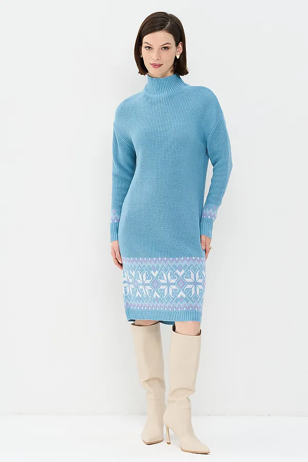 Платье NEWVAY, берег реки/молоко/св.фиалка - фото 2