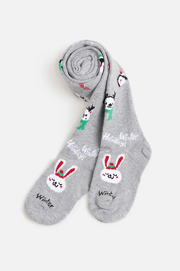 Колготки ACOOLA, серый меланж - фото 2