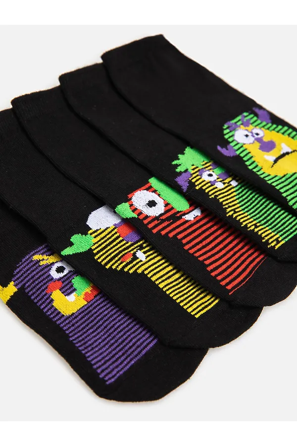 Носки, 5 п. ACOOLA, цвет в ассортименте - фото 2