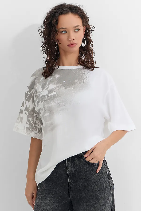 Футболка MARK FORMELLE, белый +печать9 - фото 2