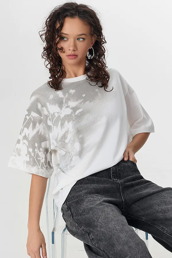 Футболка MARK FORMELLE, белый +печать9 - фото 2