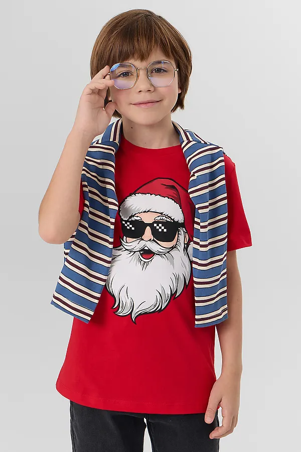 Футболка MARK FORMELLE, бордо +печать4 - фото 2