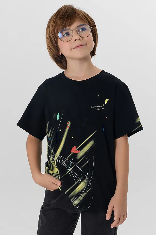 Футболка MARK FORMELLE, черный +печать3 - фото 2