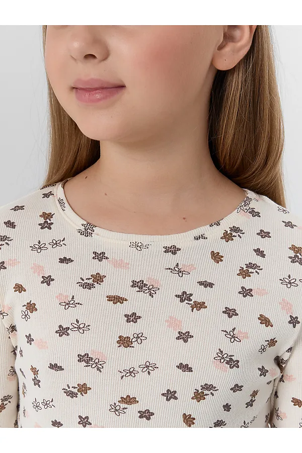 Джемпер MARK FORMELLE, цветочки на молочном - фото 2