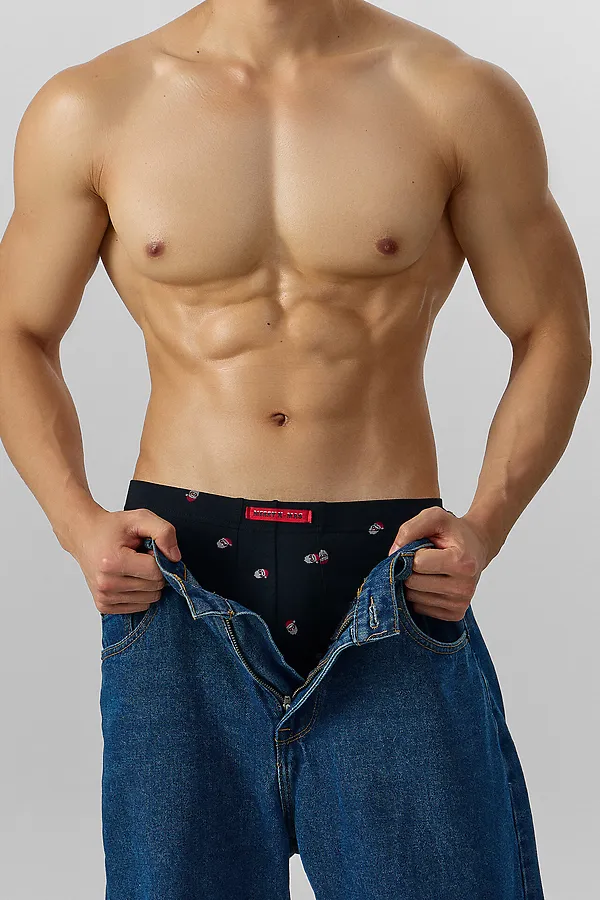 Трусы MARK FORMELLE, мелкая набивка на черном - фото 2