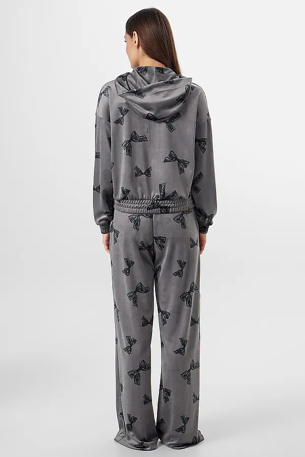 Комплект(Толстовка+Брюки) MARK FORMELLE, бантики на сером - фото 2