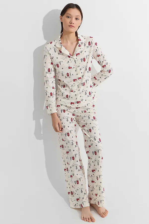Пижама MARK FORMELLE, домики на молочном - фото 2