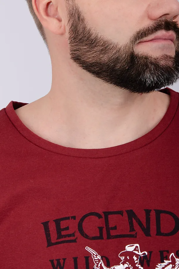 Пижама с брюками Аллюр НАТАЛИ, бордовый - фото 2