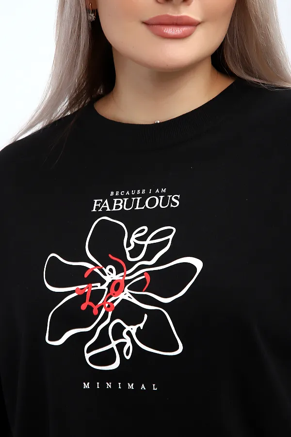 Костюм с брюками 29020 НАТАЛИ, черный - фото 2