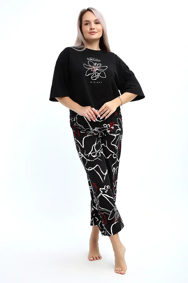 Костюм с брюками 29020 НАТАЛИ, черный - фото 2