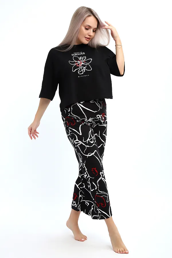 Костюм с брюками 29020 НАТАЛИ, черный - фото 2