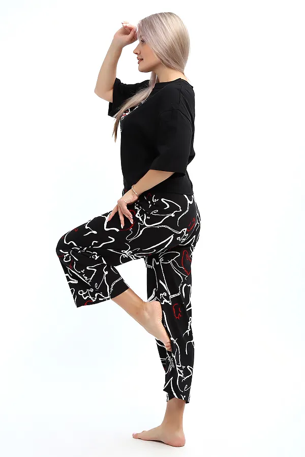 Костюм с брюками 29020 НАТАЛИ, черный - фото 2