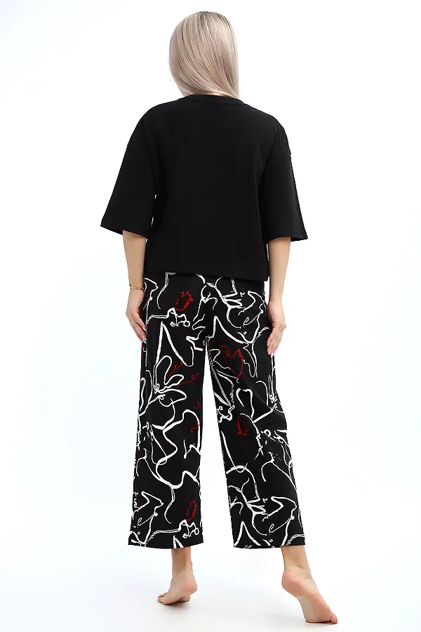 Костюм с брюками 29020 НАТАЛИ, черный - фото 2