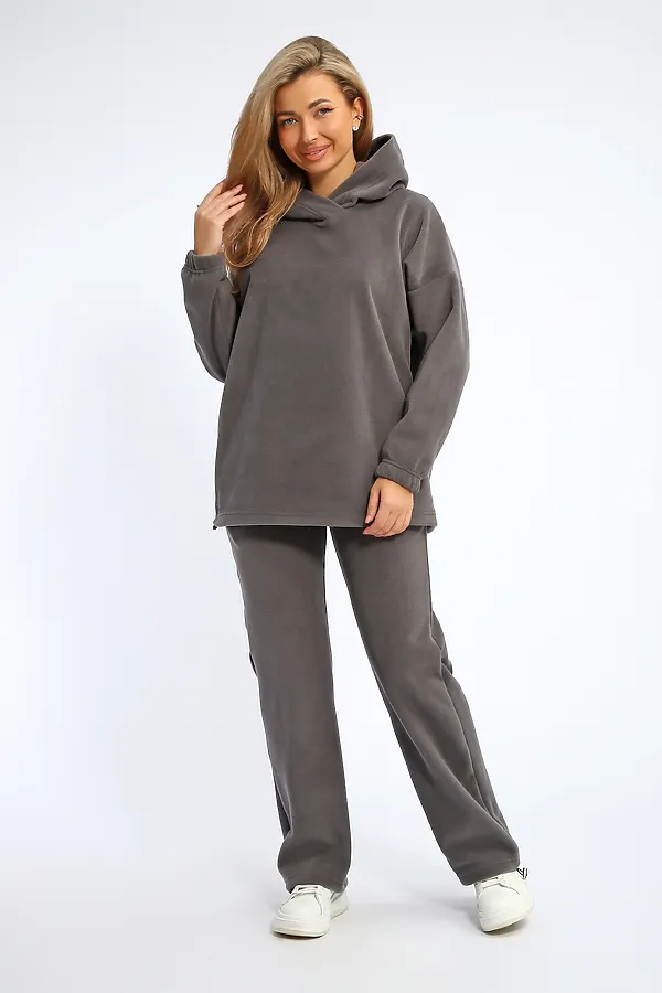 Костюм с брюками 064 НАТАЛИ, серый - фото 2