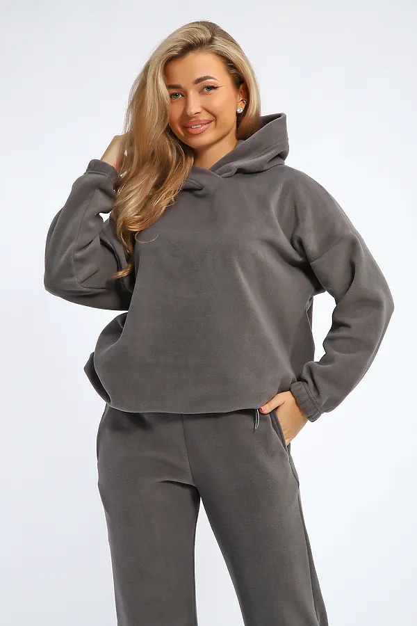 Костюм с брюками 064 НАТАЛИ, серый - фото 2