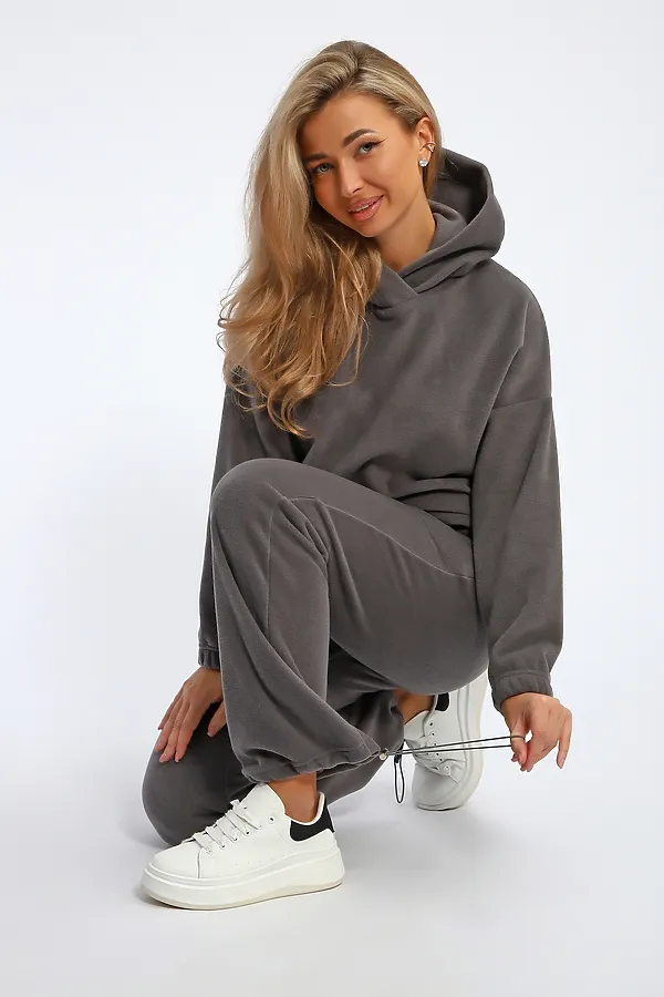 Костюм с брюками 064 НАТАЛИ, серый - фото 2