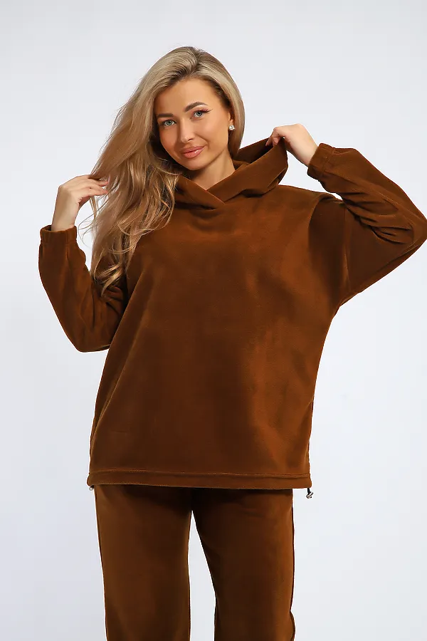 Костюм с брюками 064 НАТАЛИ, коричневый - фото 2