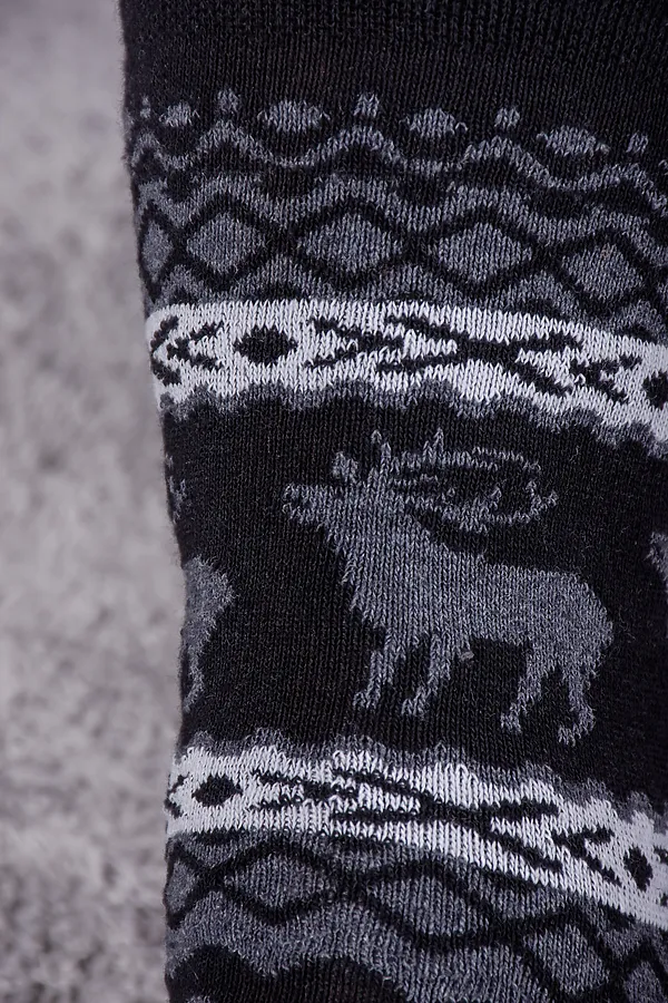 Носки стандарт Финляндия (набор 3 пары) НАТАЛИ, серый. черный - фото 2