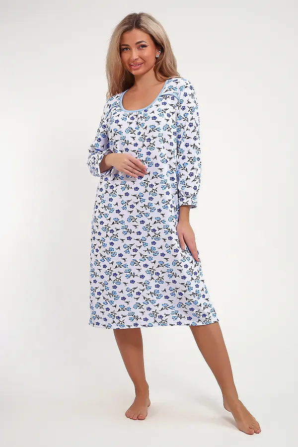 Сорочка 51200 НАТАЛИ, голубой - фото 2