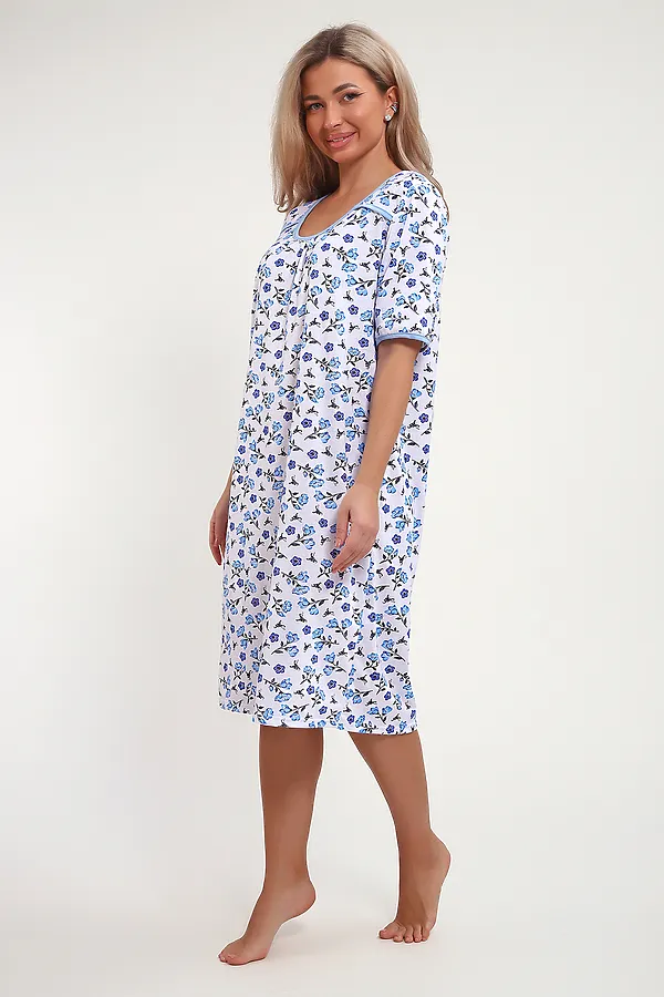 Сорочка 51199 НАТАЛИ, голубой - фото 2