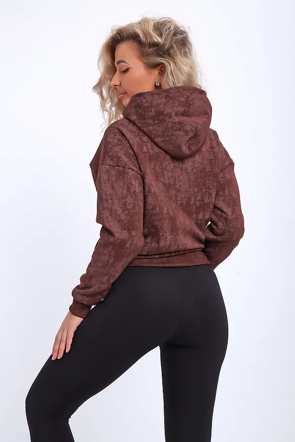 Толстовка 29019 НАТАЛИ, коричневый - фото 2