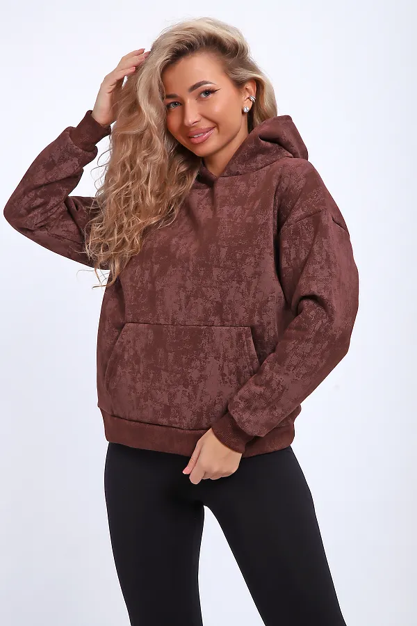 Толстовка 29019 НАТАЛИ, коричневый - фото 2