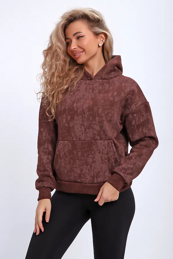 Толстовка 29019 НАТАЛИ, коричневый - фото 2