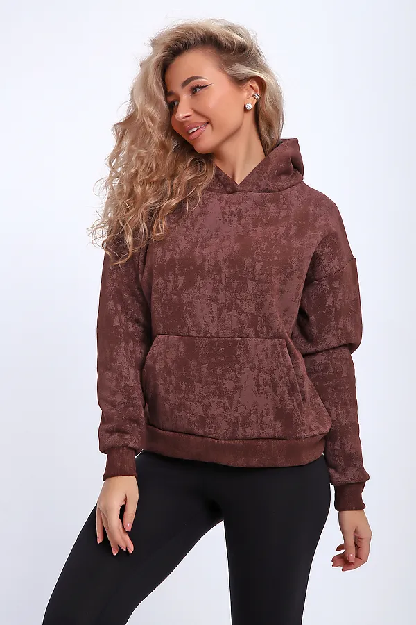 Толстовка 29019 НАТАЛИ, коричневый - фото 2