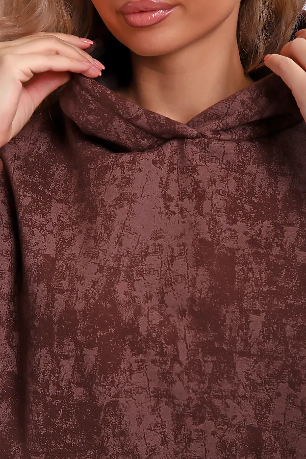 Толстовка 29019 НАТАЛИ, коричневый - фото 2