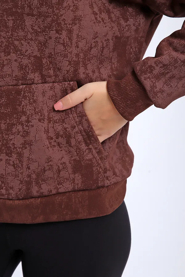 Толстовка 29019 НАТАЛИ, коричневый - фото 2