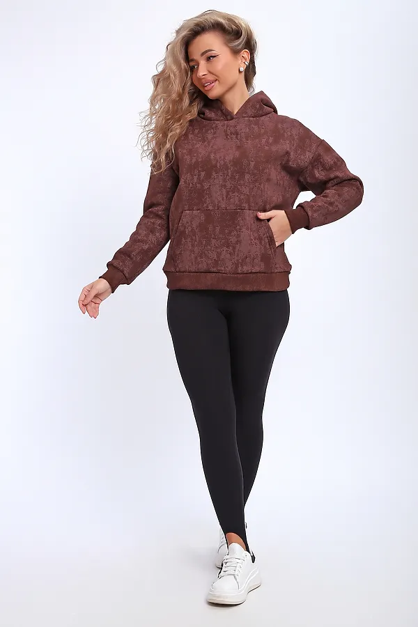 Толстовка 29019 НАТАЛИ, коричневый - фото 2