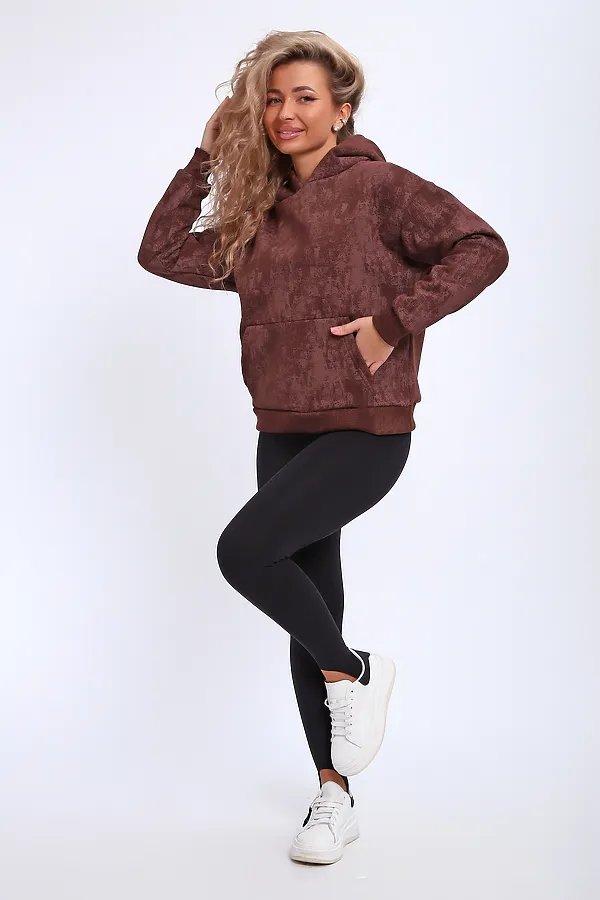 Толстовка 29019 НАТАЛИ, коричневый - фото 2