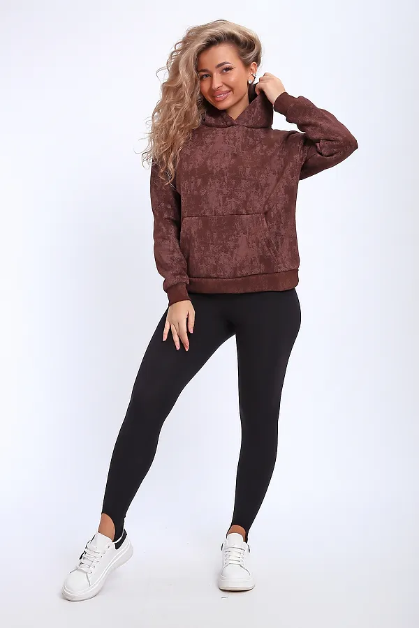 Толстовка 29019 НАТАЛИ, коричневый - фото 2