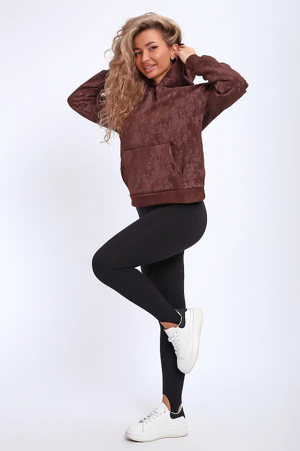 Толстовка 29019 НАТАЛИ, коричневый - фото 2