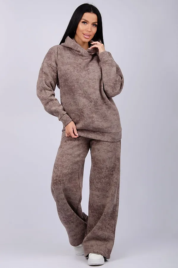 Костюм с брюками Винтаж НАТАЛИ, коричневый - фото 2