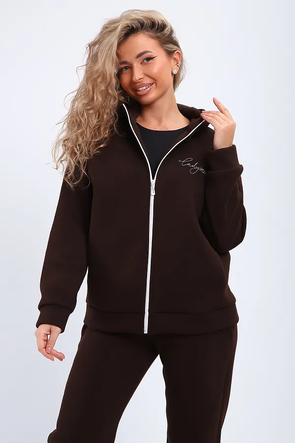 Костюм с брюками 85014 НАТАЛИ, шоколадный - фото 2