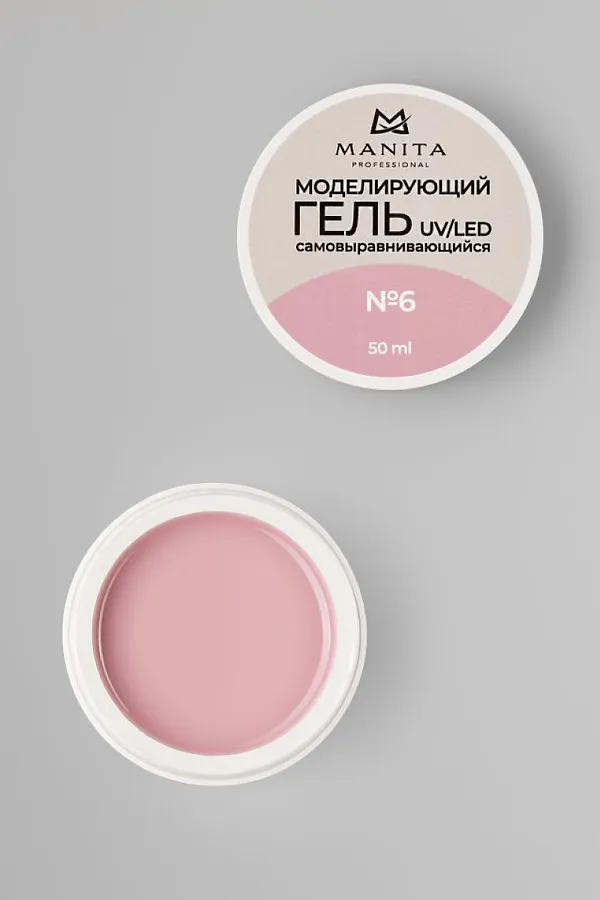 Manita Professional Гель моделирующий для ногтей №6, 50 мл KRISTALLER, №6 - фото 2