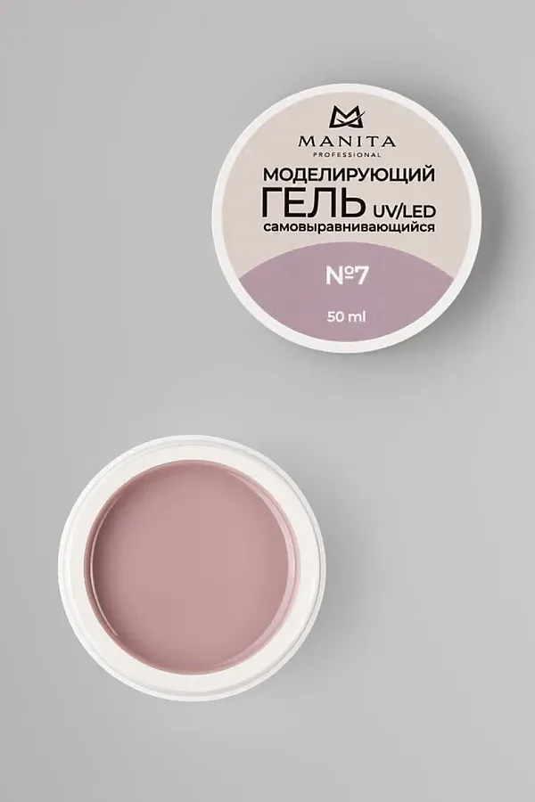 Manita Professional Гель моделирующий для ногтей №7, 50 мл KRISTALLER, №7 - фото 2