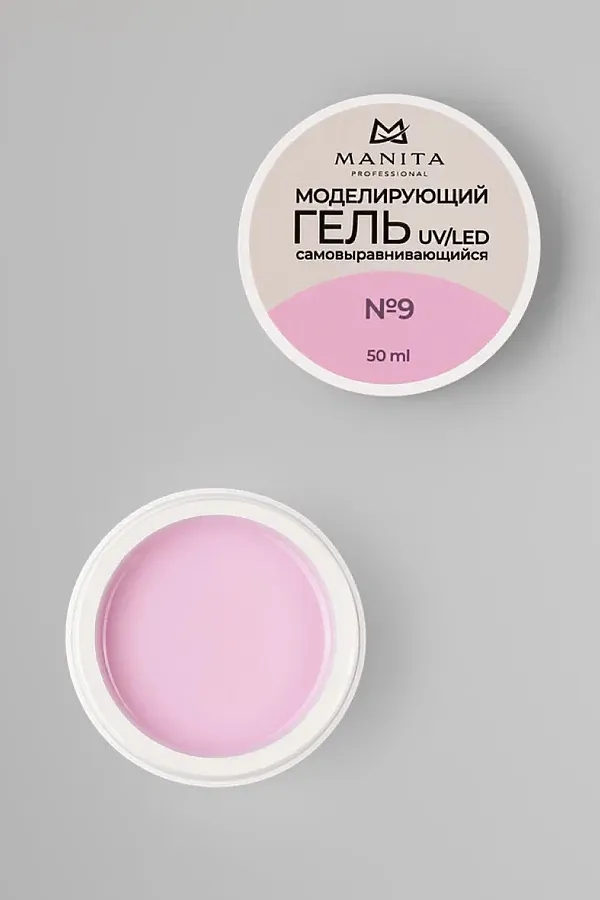 Manita Professional Гель моделирующий для ногтей №9, 50 мл KRISTALLER, №9 - фото 2